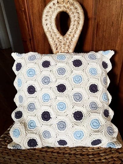 Crochet Spotty Dotty Cushion