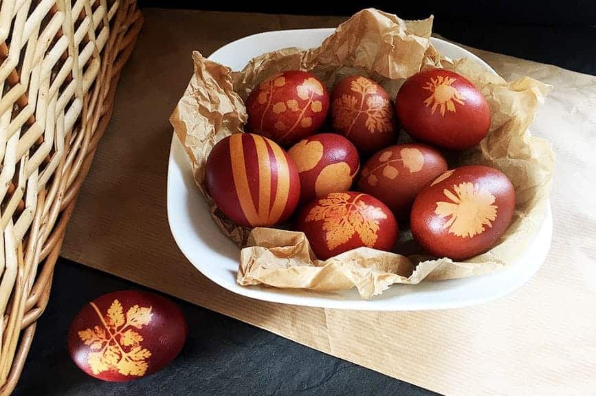 Easter eggs decorating