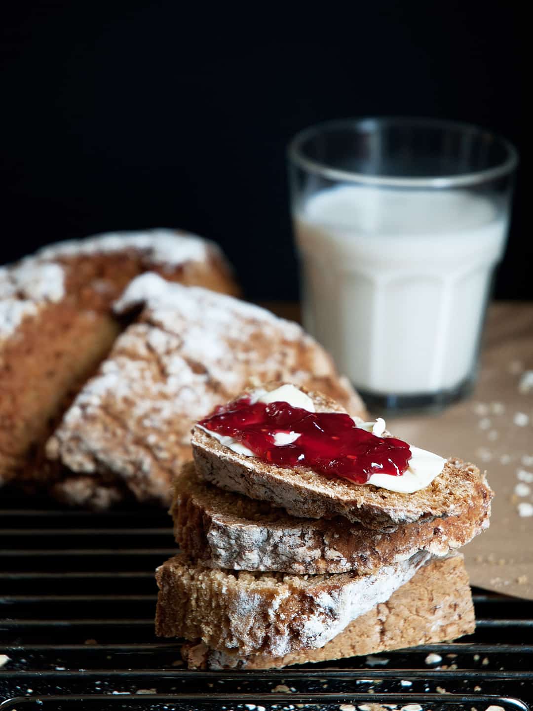 Gluten free Irish Soda Bread with Buttermilk and Oats