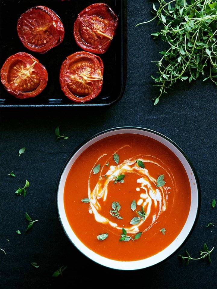 Homemade Roasted Tomato Soup