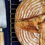 Homemade No Knead Sourdough Bread