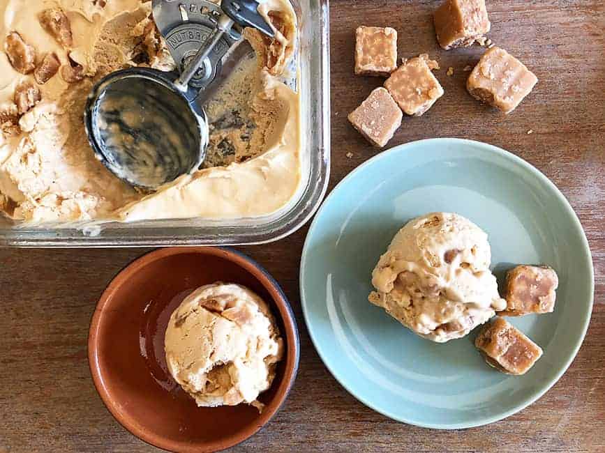 Salted Caramel Ice Cream no machine