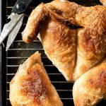 High heat flat oven roasted chicken