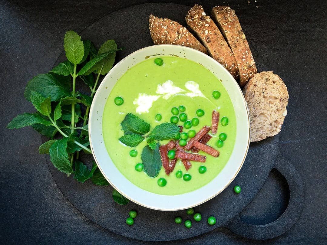 Easy Frozen Pea and Gammon Soup Recipe - All Kitchen Colours