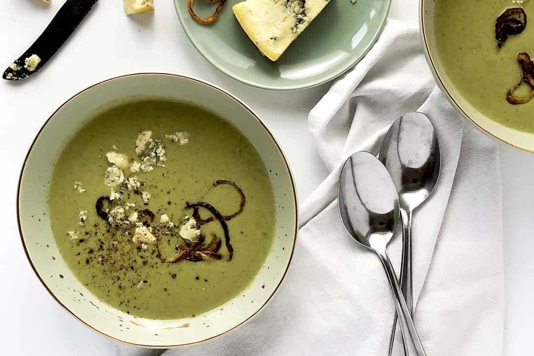 Broccoli and Blue Cheese Soup - All Kitchen Colours