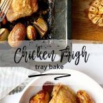 Chicken Thigh Tray Bake with Chorizo and Potatoes