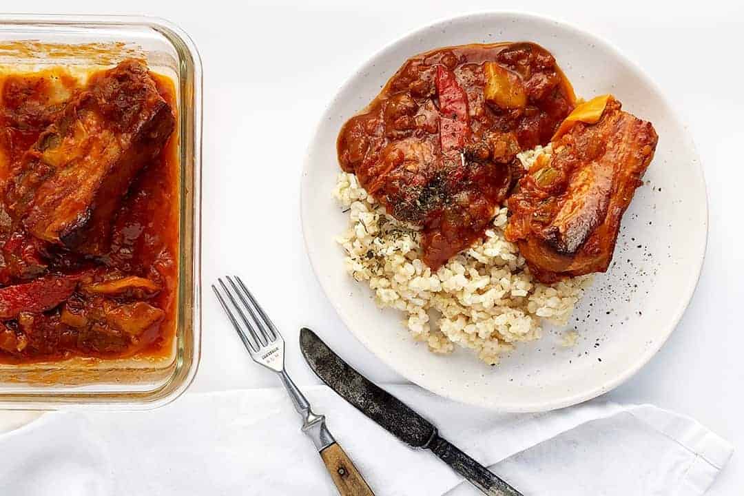 Pork Belly in Tomato Sauce