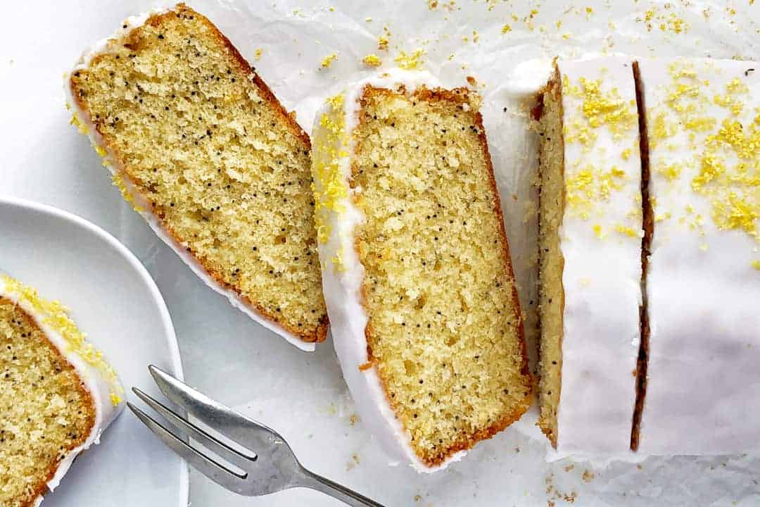 Easy Lemon Drizzle Loaf Cake with Poppy Seeds