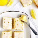 Easy Lemon Drizzle Tray Bake with Lemon Curd