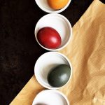 How to dye eggs with turmeric, tea, onion skins and cabbage