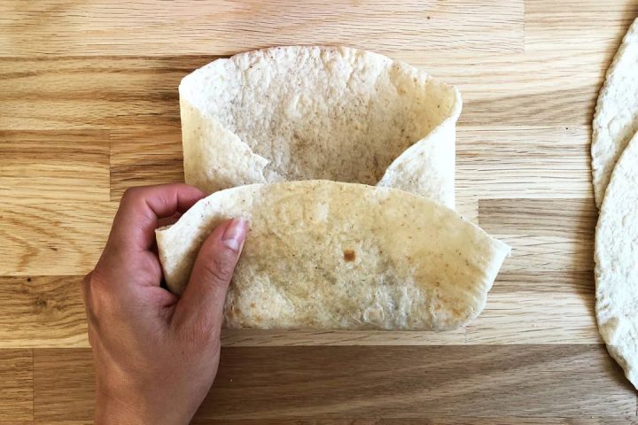 how to fold enchiladas