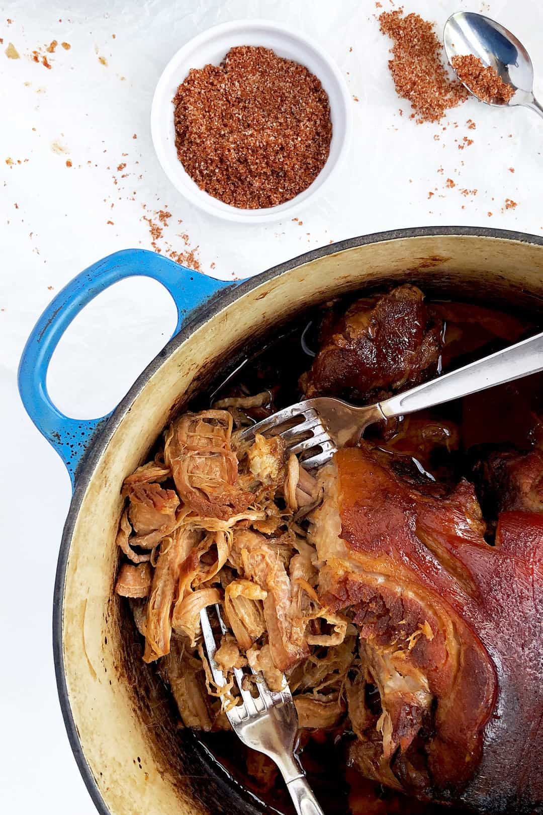 Oven slow cooked pulled pork recipe