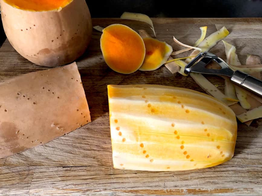 How to peel a butternut squash