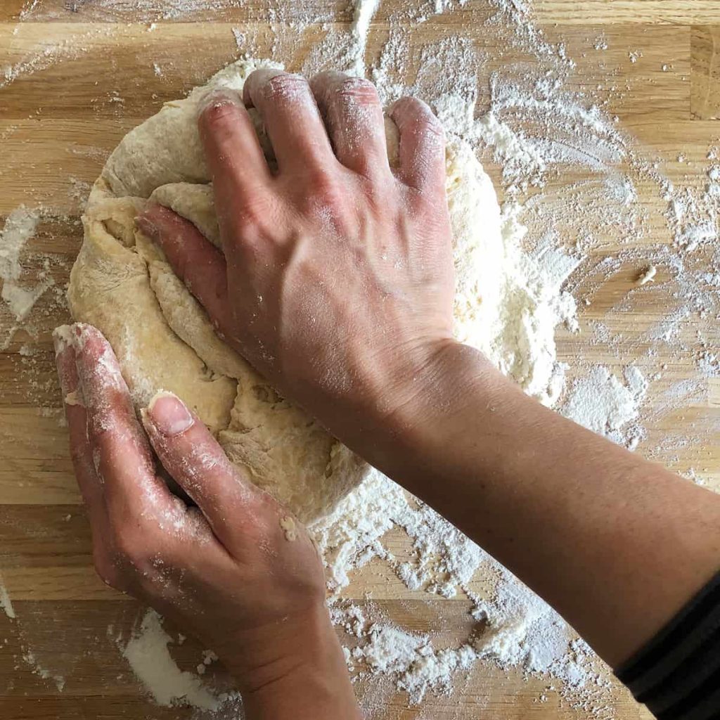 Folding Scone Dough