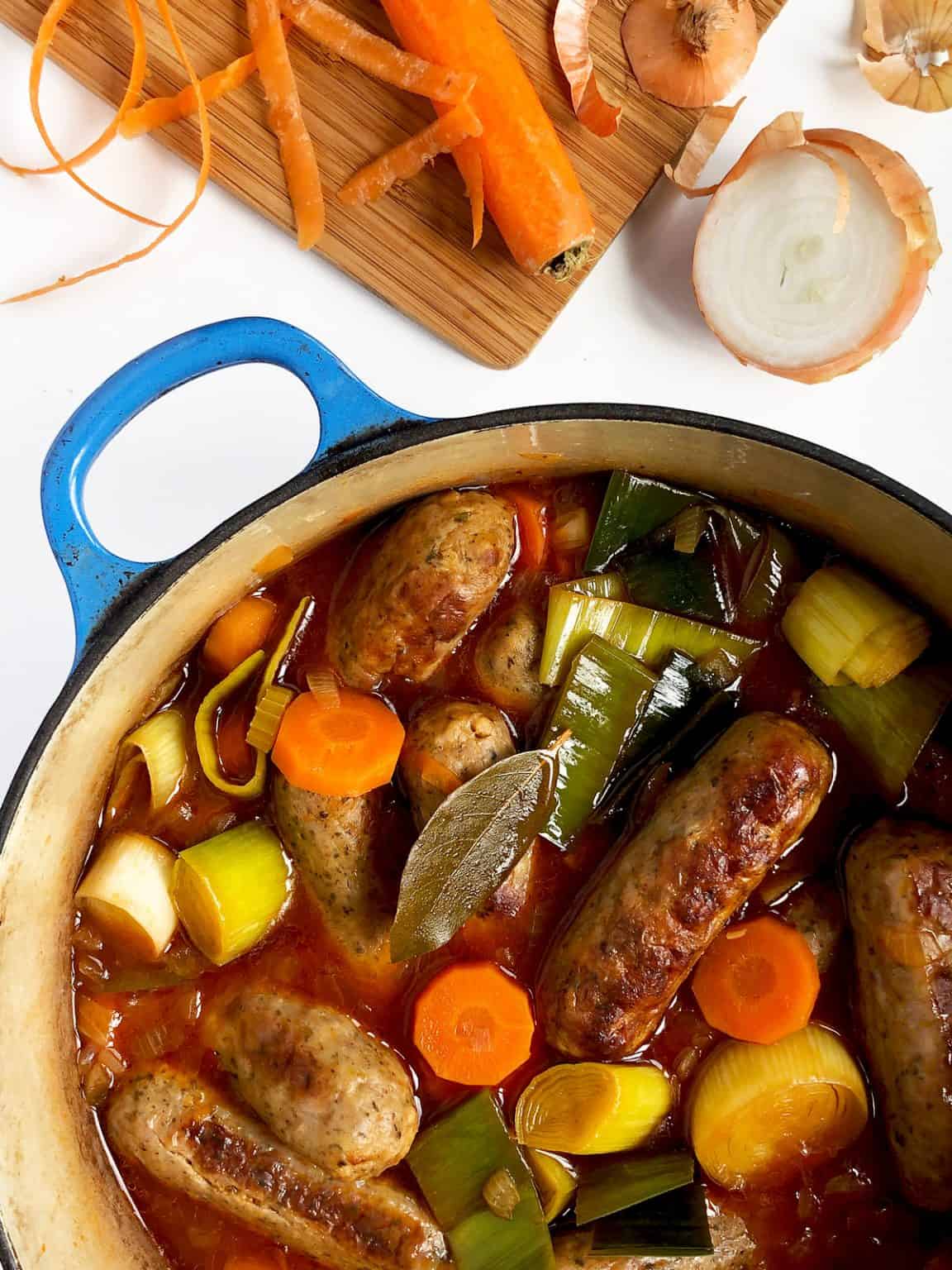 Hairy Bikers Sausage Casserole / Tried & Tested All Kitchen Colours