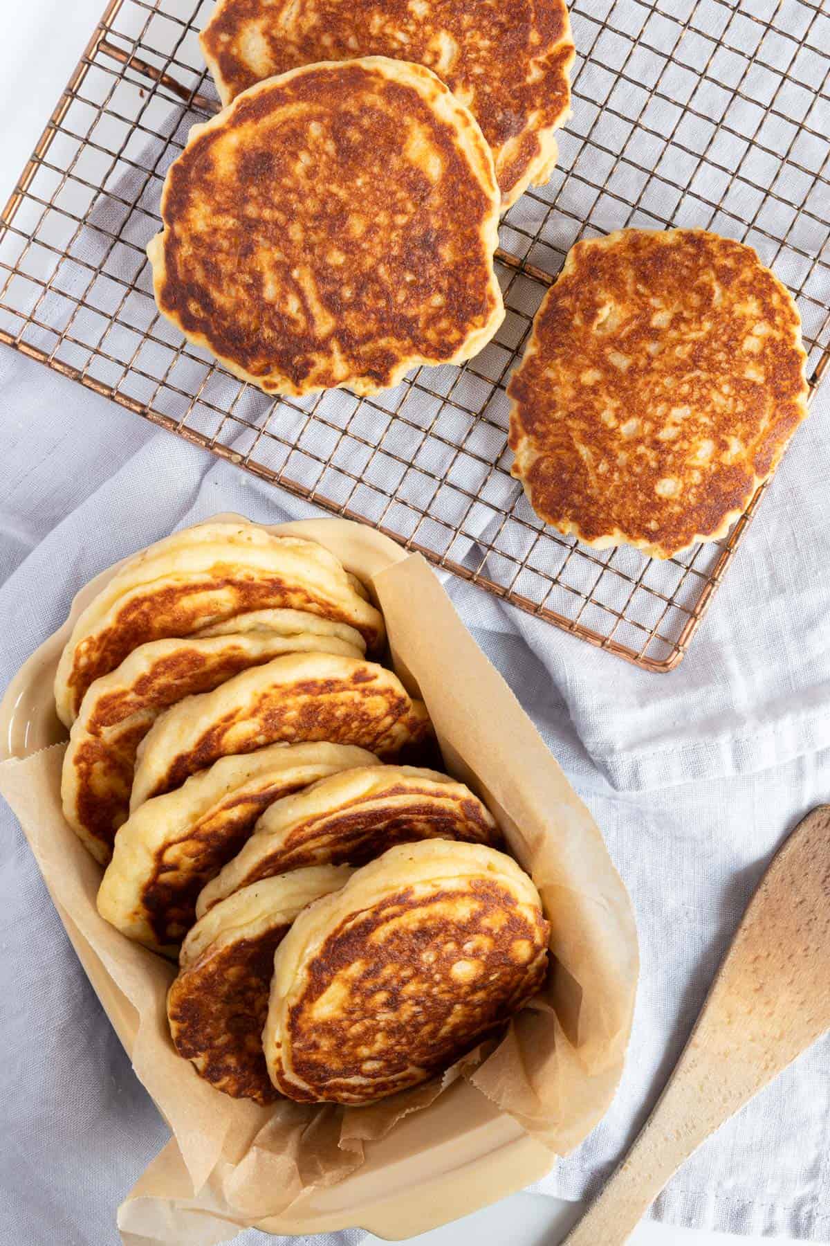 Hotcakes aka Fluffy Buttermilk Pancakes.